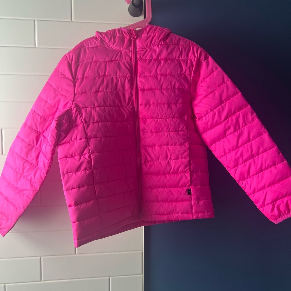 GAP Bright Pink Kids Puffer Jacket NEW